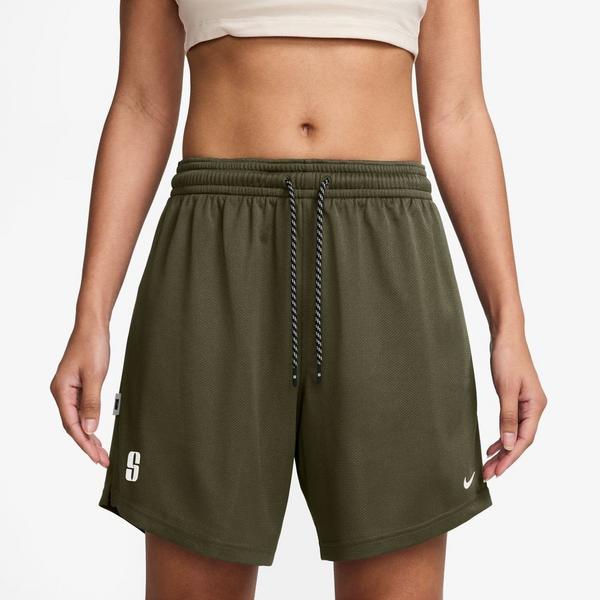 Women's Nike Sabrina Shorts Small Medium Olive/Black/White/White