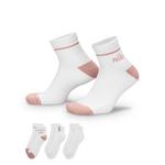 Women's Nike Everyday Plus 3 Pack Ankle Socks - Thumbnail 1 of 4