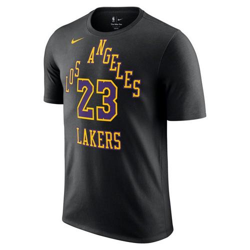 Nike Los Angeles Lakers LeBron James #23 2025 City Edition Name & Number T-Shirt - Primary Image