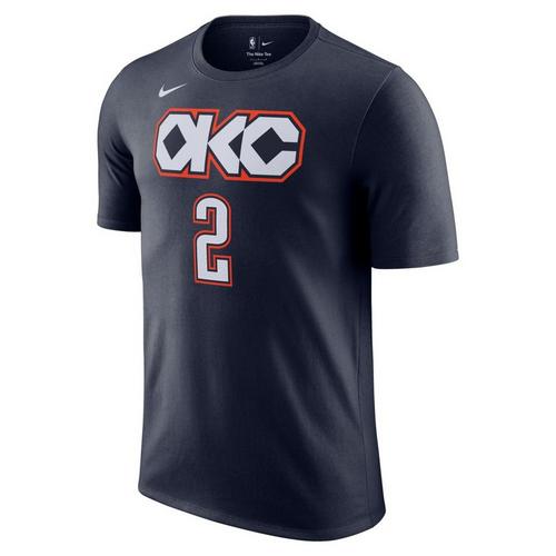 Nike Oklahoma City Thunder Shai Gilgeous-Alexander #2 2025 City Edition Name & Number T-Shirt - Primary Image
