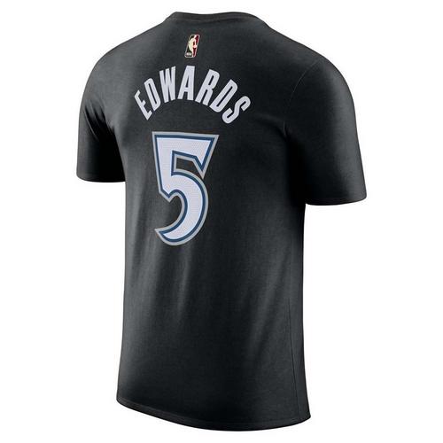 Nike Minnesota Timberwolves Anthony Edwards #5 Hardwood Classic Name & Number T-Shirt - Primary Image