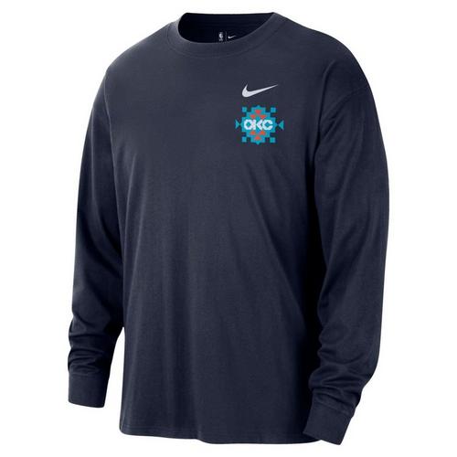 Nike Oklahoma City Thunder 2025 City Edition Essential Long Sleeve T-Shirt - Primary Image