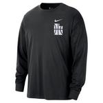 Nike Utah Jazz 2025 City Edition Logo Long Sleeve T-Shirt - Thumbnail 1 of 2
