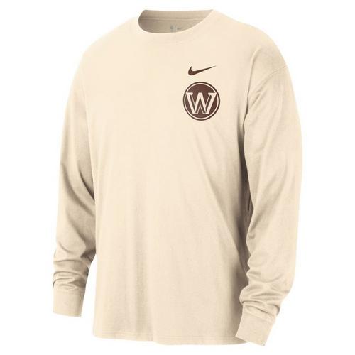 Nike Golden State Warriors 2025 City Edition Logo Long Sleeve T-Shirt - Primary Image