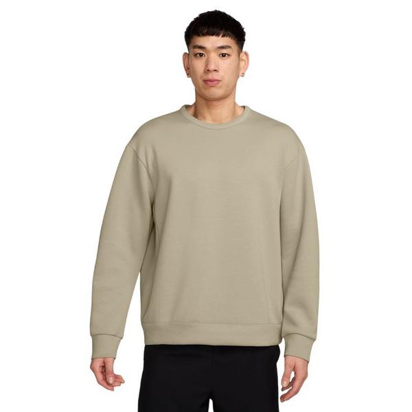 Men's Nike 24.7 ImpossiblySoft Dri-FIT Crewneck Sweatshirt 2XLarge Desert Khaki/Khaki