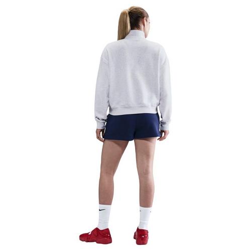 Women's Nike Sportswear Club Fleece Tracks Full Zip Crewneck Sweatshirt - Primary Image