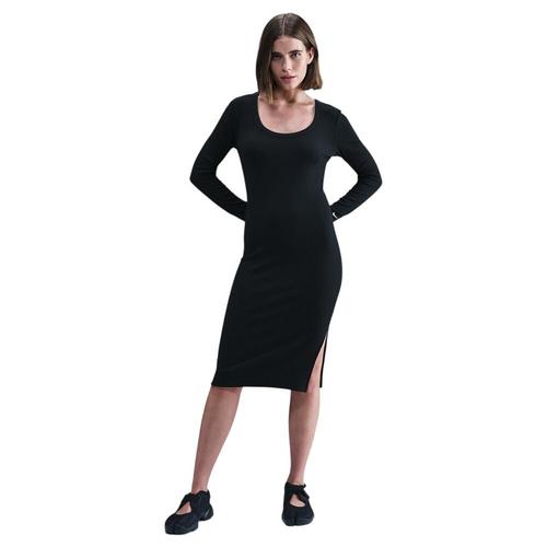Women's Nike Sportswear Chill Knit Long Sleeve Midi Dress - Primary Image