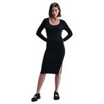 Women's Nike Sportswear Chill Knit Long Sleeve Midi Dress - Thumbnail 3 of 3