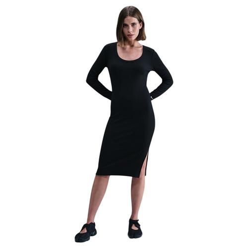 Women's Nike Sportswear Chill Knit Long Sleeve Midi Dress - Primary Image