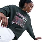 Women's Nike Club Fleece Loose 2 Crewneck Sweatshirt - Thumbnail 2 of 6