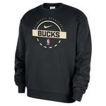 Nike Milwaukee Bucks 2025 Club Practice Crewneck - Thumbnail 1 of 2
