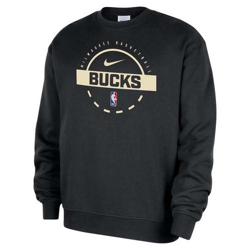 Nike Milwaukee Bucks 2025 Club Practice Crewneck - Primary Image