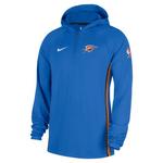 Nike Oklahoma City Thunder Courtside Game Hooded 1/4 Zip - Thumbnail 1 of 2