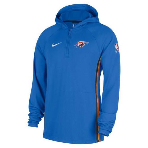 Nike Oklahoma City Thunder Courtside Game Hooded 1/4 Zip - Primary Image