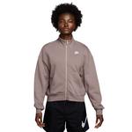 Women's Nike Sportswear Club Fleece Tracks Full Zip Crewneck Sweatshirt - Thumbnail 1 of 2