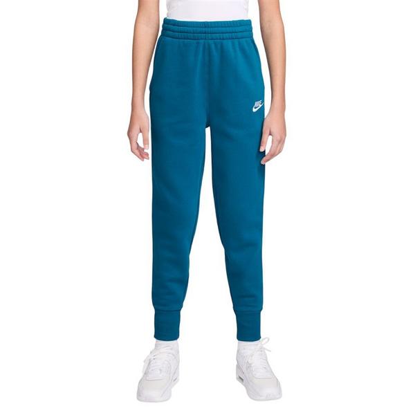 Girls' Nike Sportswear Club Fleece High-Waisted Joggers Large Green Abyss/Green Abyss/White Regular