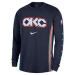 Nike Oklahoma City Thunder 2025 City Edition Game Long Sleeve T-Shirt - Thumbnail 1 of 2