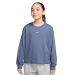 Girls' Nike Sportswear Essential Long Sleeve T-Shirt - Thumbnail 1 of 2