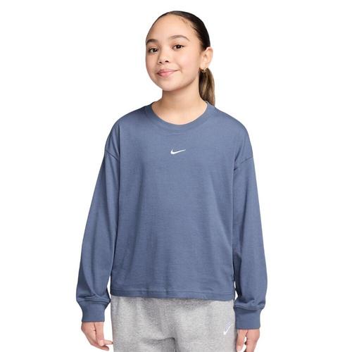 Girls' Nike Sportswear Essential Long Sleeve T-Shirt - Primary Image
