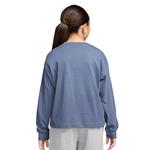 Girls' Nike Sportswear Essential Long Sleeve T-Shirt - Thumbnail 2 of 2