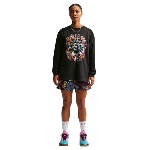Women's Nike Floral Essential Basketball Shorts - Primary Image