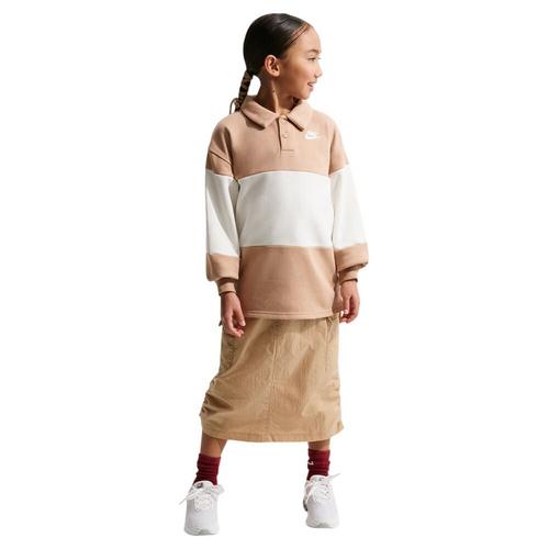 Kids' Nike Sportswear Club Long Sleeve Polo - Primary Image