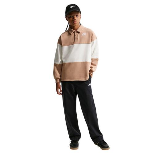 Kids' Nike Sportswear Club Long Sleeve Polo - Primary Image
