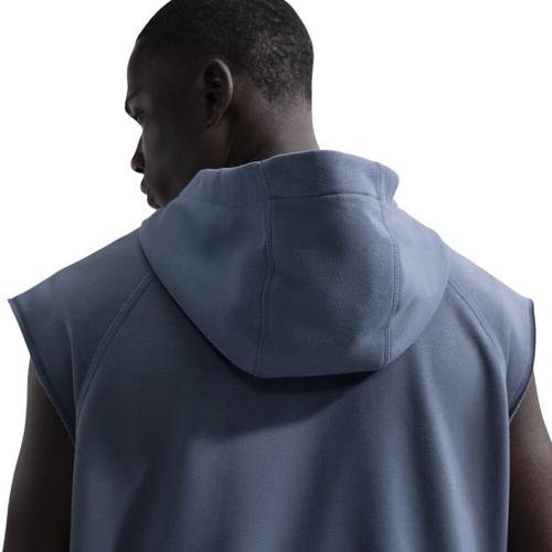 Men's Nike NAC Dri-FIT Fleece Training Sleeveless Hooded Shirt - Primary Image