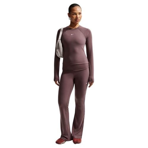 Women's Nike Sportswear Chill Knit Ribbed Long Sleeve Shirt - Primary Image