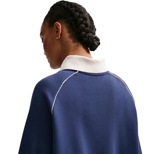 Women's Nike Sportswear Phoenix Oversized Graphic Polo Crewneck Sweatshirt - Primary Image