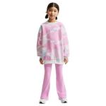 Girls' Nike Sportswear Club Fleece Boxy Print Crewneck Sweatshirt - Thumbnail 1 of 4