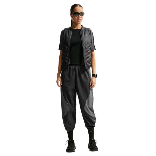 Women's Nike Swift Repel UV Protection Mid-Rise Running Sweatpants XSmall Black/Iron Grey/Reflective Silv Regular