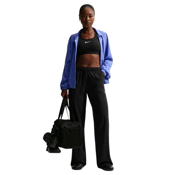Women's Nike One Woven Wide Leg Sweatpants Small Black/White Regular