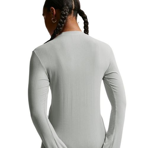 Women's Nike Sportswear Ribbed Flare Long Sleeve Shirt - Primary Image