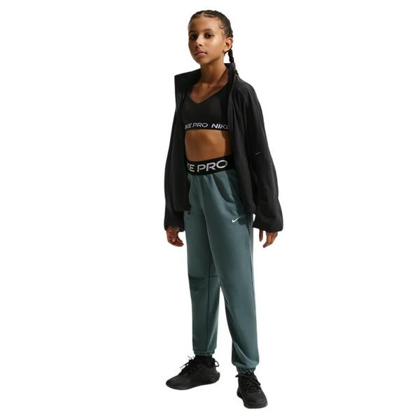 Girls' Nike Pro Dri-FIT Joggers Large Mineral Slate/Mineral Slate/Black/White Regular
