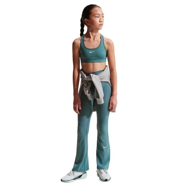 Girls' Nike One Dri-FIT Sweatpants Large Mineral Slate/White Regular
