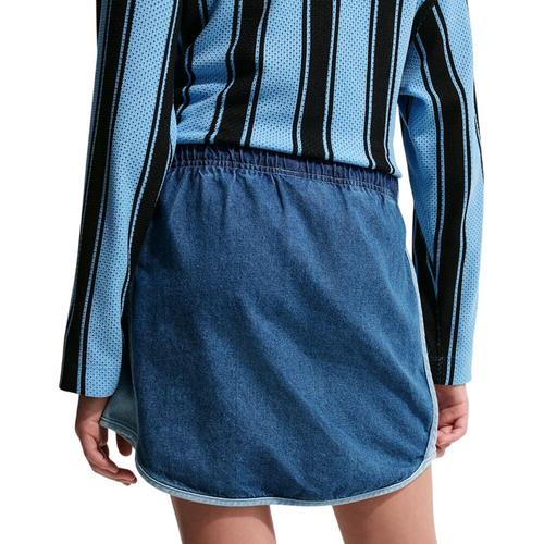 Girls' Nike Sportswear Denim Collection Skirt - Primary Image