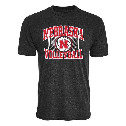 Blue 84 Nebraska Cornhuskers Volleyball Net Margin T-Shirt - Primary Image