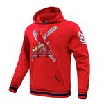 Pro Standard St. Louis Cardinals Mash Up Rib Fleece Hoodie - Thumbnail 1 of 2