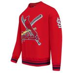 Pro Standard St. Louis Cardinals Mash Up Rib Fleece Crew - Thumbnail 1 of 2