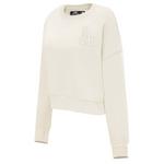 Pro Standard Women's Los Angeles Dodgers Neutral Fleece Crew - Thumbnail 1 of 2