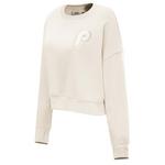 Pro Standard Women's Philadelphia Phillies Retro Neutral Fleece Crew - Thumbnail 1 of 2