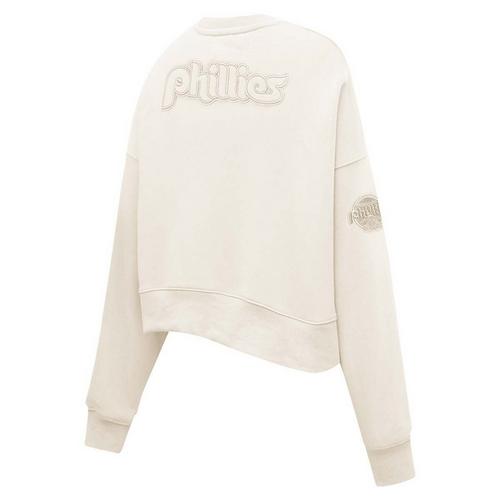 Pro Standard Women's Philadelphia Phillies Retro Neutral Fleece Crew - Primary Image