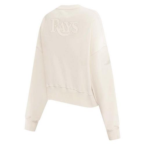Pro Standard Women's Tampa Bay Rays Neutral Fleece Crew - Primary Image