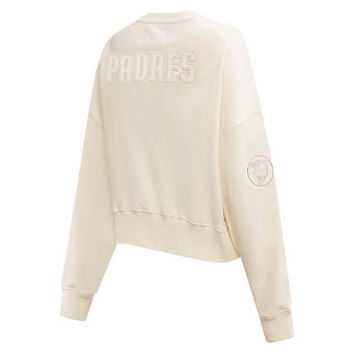 Pro Standard Women's San Diego Padres Neutral Fleece Crew - Primary Image