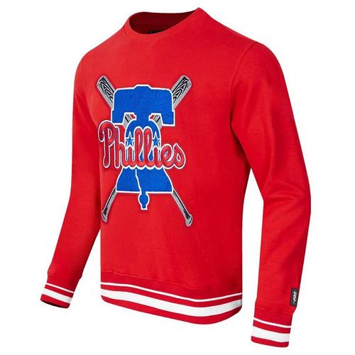 Pro Standard Philadelphia Phillies Mash Up Rib Fleece Crew - Primary Image