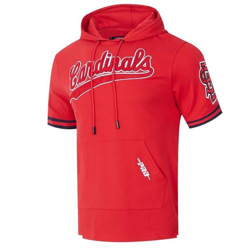 Pro Standard St. Louis Cardinals Classic Chenille Short Sleeve Hoodie - Primary Image