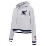 Pro Standard New York Yankees Mash Up Rib Fleece Cropped Hoodie - Thumbnail 1 of 2