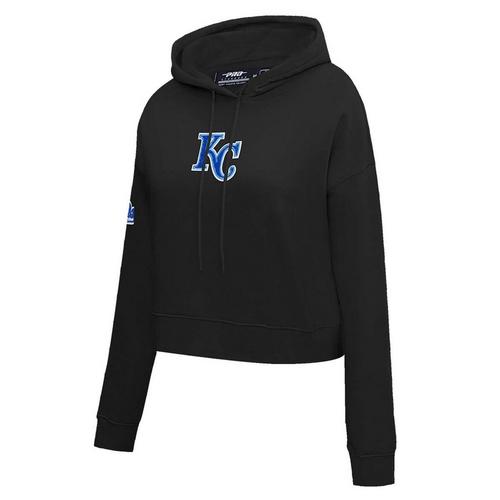 Pro Standard Women's Kansas City Royals Classic Fleece Cropped Hoodie - Primary Image