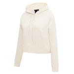 Pro Standard Women's Houston Astros Neutral Cropped Fleece Hoodie - Thumbnail 1 of 2